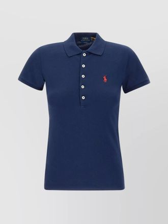 Polo Ralph Lauren cotton piqu&eacute; slim-fit short-sleeve polo shirt