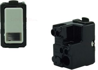 Trade Shop Trade Shop - Serie Magic Compatibile Interruttori Bipolari Unipolari Prese Compatibili Moduli