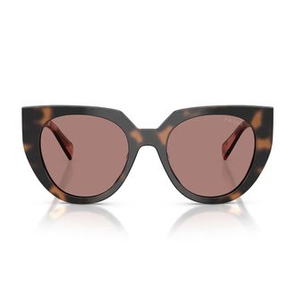 Prada Sunglasses Pr14 Ws 23 A60 B Mauve Tortoise/Light Brown Women