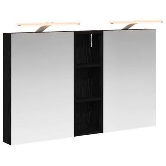 vidaXL Juego De Muebles De Ba&ntilde;o Con Estante 3 Pcs 100 X 10,5 X 60,5 Cm Vidaxl