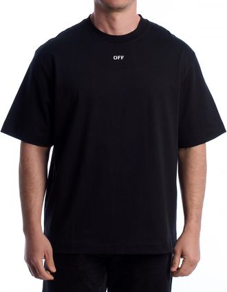 Off-white Heren Korte Mouwen T-Shirt Scribble Diags 44MAA120G5J00E1001