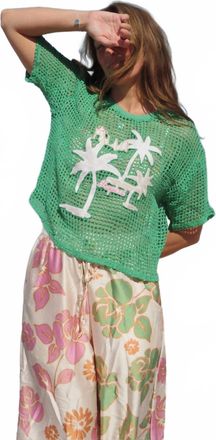 Maaji Tropical Cotta T-Shirt In Green