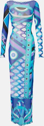 Pucci Vestido largo Vivara de tul