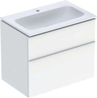 Keramag Keramag - Geberit Icon Set Mueble Lavabo Con Mueble Bajo Lavabo, 2 Cajones
