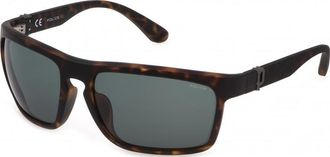 Police Mens SPLF63-630878 SPLF63 63 630878 Sunglasses - Brown - One Size