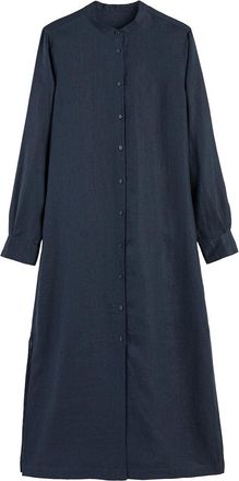 La Redoute Collections Lange jurk met lange mouwen, in linnen