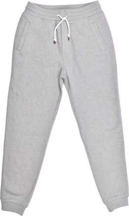Brunello Cucinelli Gray Wool Blend Jogger Pants, Size 3XL