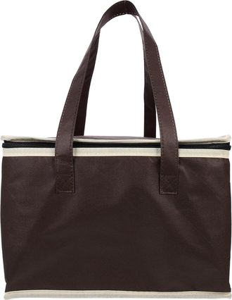 Cabilock Portable Insulated Food Bag Non-woven Fabric Thermal Insulation Tote for Takeout Picnic Lunch Grocery Shopping Capacity Carrying Bag for Hot and Cold 