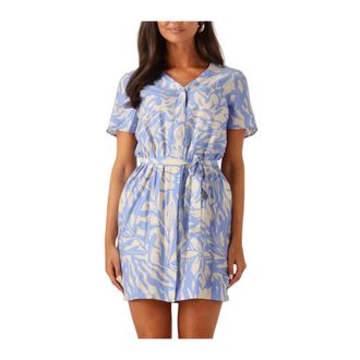 Object Object, Dames, Jurken, Veelkleurig, Maat: XL Denim