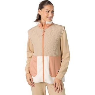 Kari Traa Rothe Quilted Vest - Womens in Oat at Nordstrom, Size Small