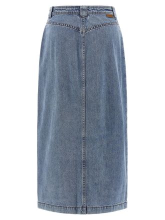 Zimmermann Denim Pencil Skirt - Light Blue
