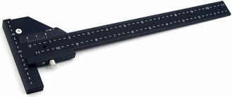 OEM Regla Multifuncional Para Carpinter&iacute;a, Regla En Forma De T De Aluminio, Herramienta Para Trabajos De Carpinter&iacute;a Diy