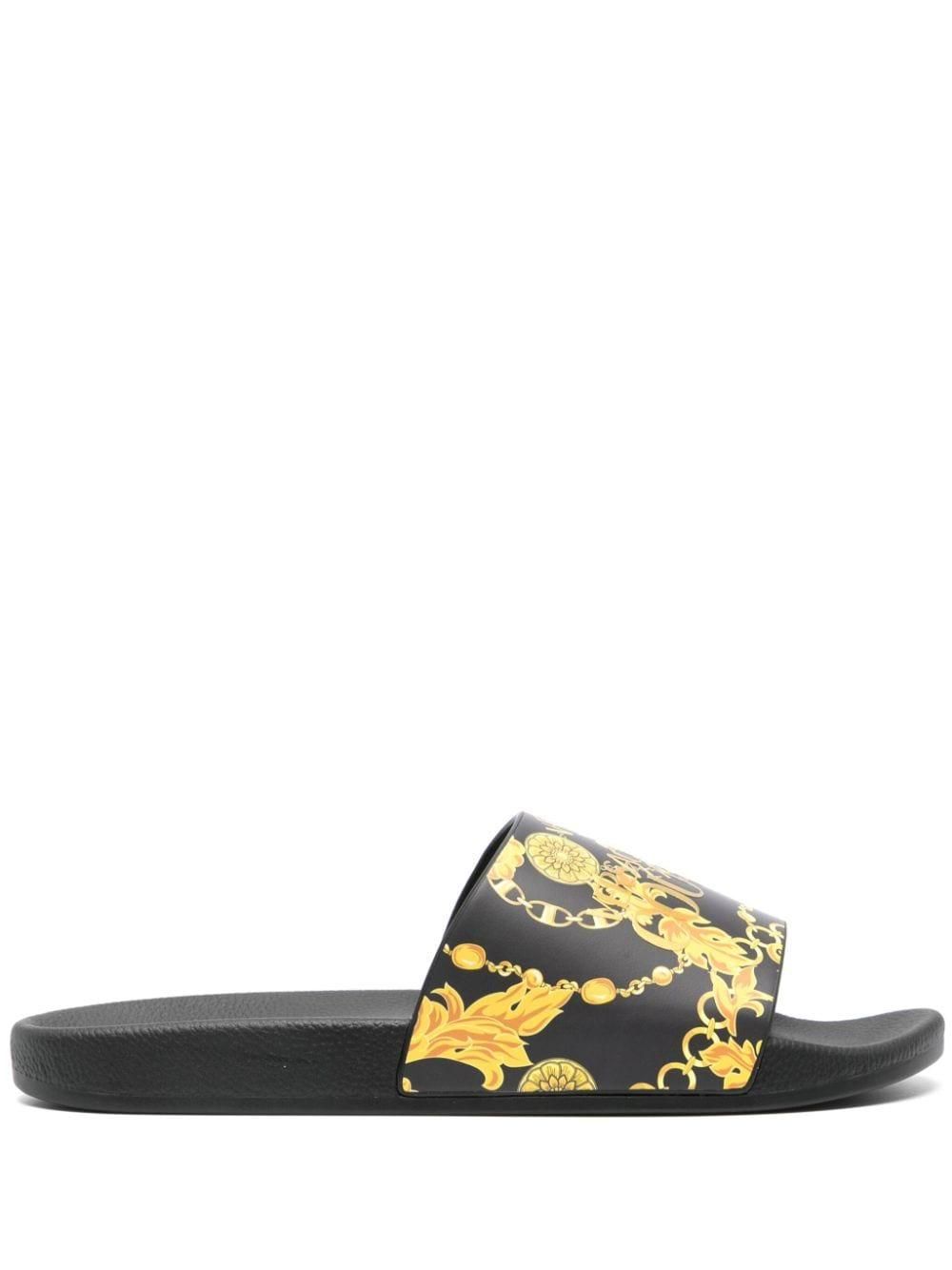 ＊VERSACE＊アウトライン バロック スライド Sliders versace new arrivals