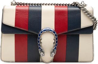 Gucci Pre-owned Gucci Medium Striped Calfskin Dionysus Shoulder Bag Ladies HJQBARTI1J67ZGEB