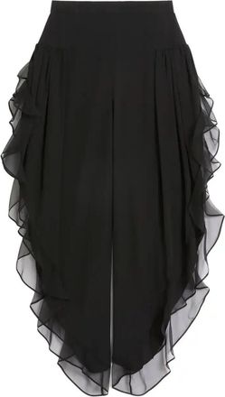 Valentino Garavani Georgette Balloon Trousers - Womens - Silk