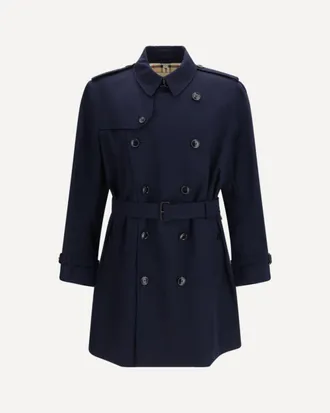 Burberry Double-breasted belted Trench Coat Male 52