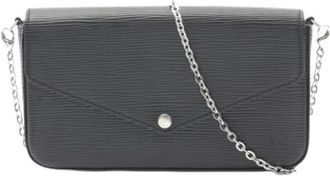 Louis Vuitton Pre-owned Cross Body Bags, female, Black, Size: ONE SIZE Pre-owned Vintage Cross Body Bag