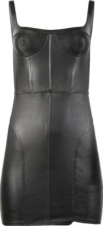 Rta Joana mini corset dress - women - Lambskin - 8 - Black