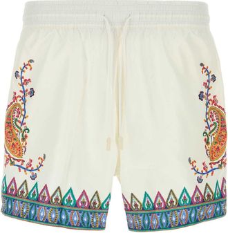 Etro Etro White Polyester Swimming Shorts