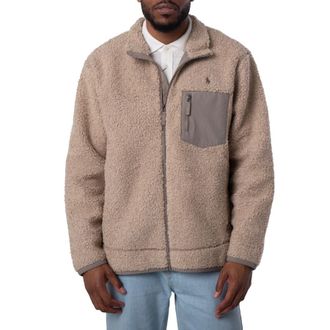 Polo Ralph Lauren Mens Fleece Zip Jacket, Size X-Large