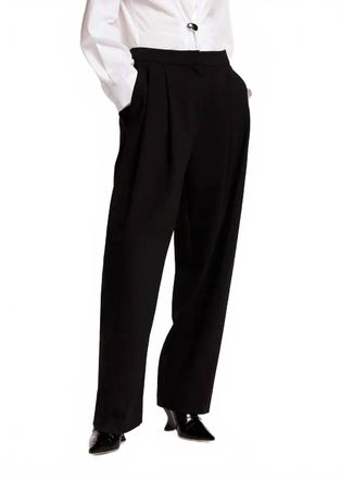 Essentiel Barrel Leg Pant In Black