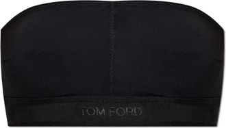 Tom Ford Lingerie Top met Logo - Dames - Tops zonder mouwen - Zwart - S - Tops