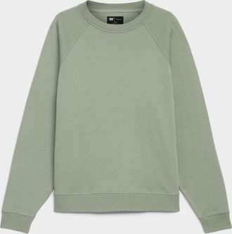 Le 31 Mens Fleece-underside raglan sweatshirt