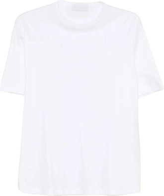 Lanvin T-shirt Essentieel Katoen - Heren - T-shirts - Wit - L - Katoen - Tops