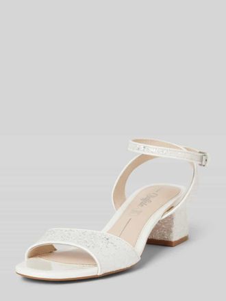 Buffalo Sandalette mit Blockabsatz Modell LUCY SHINE in Weiss, Gr&ouml;&szlig;e 37