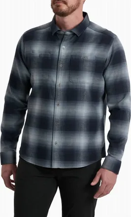 K&uuml;hl Mens Law Flannel Shirt In Steel Blue