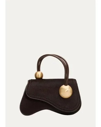 Cult Gaia Kazia Nano Calf Hair Crossbody Bag