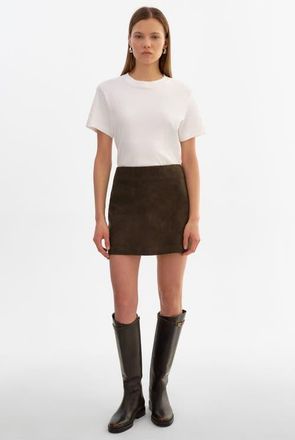 LaMarque Jorden | Suede Mini Skirt in Distressed Brown at Nordstrom, Size Xx-Small