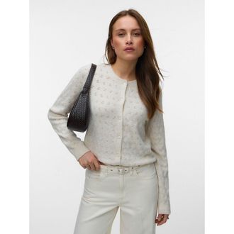 Vero Moda Vest met ronde hals met ajourafwerking