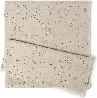 Brunello Cucinelli Cashmere and silk Diamond yarn scarf in Buff at Nordstrom