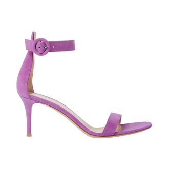 Gianvito Rossi High Heel Sandals, female, Pink, Size: 11 US Suede Stiletto Sandals