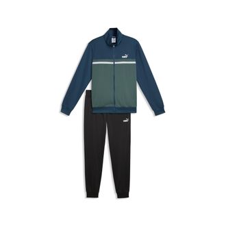 Puma Tuta a blocchi di colore da uomo, Abbigliamento, Blu, XXL