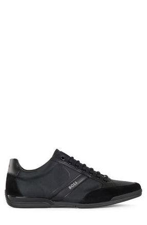 BOSS Saturn Low Top Sneaker in Blk at Nordstrom Rack, Size 13