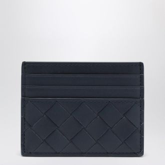 Bottega Veneta Card holder Abyss/Cypress in Intrecciato