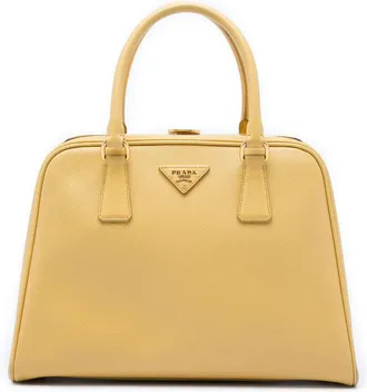 Prada Pre-owned Prada Saffiano Lux Pyramid Frame Handbag Ladies 0EIU0JSX6P4W00JP