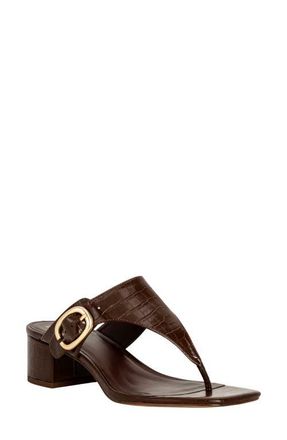 Shushop Elodie Flip Flop in Brown Croco at Nordstrom, Size 7.5