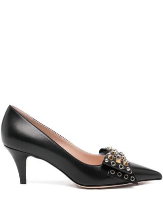 Valentino Garavani Bowow Leather Pumps