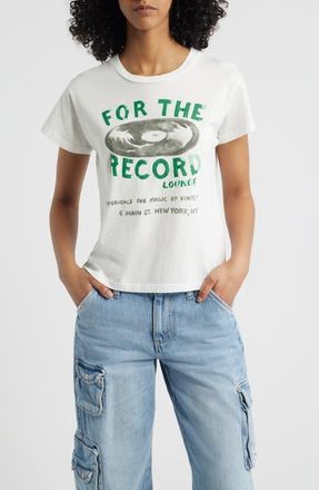 Daydreamer For the Record Solo Cotton Graphic T-Shirt in Vintage White at Nordstrom, Size X-Large