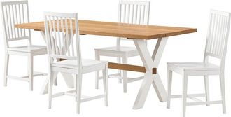 Alaterre Furniture Chelsea 72in Dining Table & Chairs