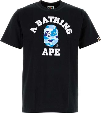 A Bathing Ape ABC Camo Collage T-shirt - Heren - T-shirts - Zwart - 2XL - Katoen - Tops