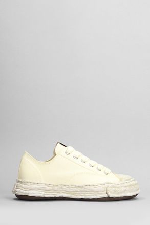 Miharayasuhiro Peterson 23 Low Sneakers In Beige Cotton