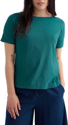 Seasalt Cornwall Bryher View Organic Cotton T-Shirt in Deep Dive at Nordstrom, Size 18 Us