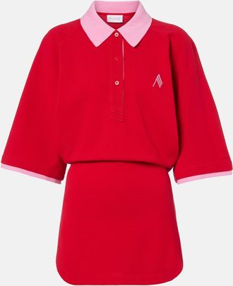 The Attico Cotton polo dress