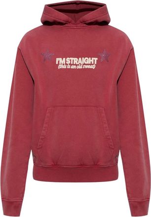 Carne Bollente Closet Encounters Hoodie - Dames - Hoodies - Rood - XL - Katoen - Hoodies & sweatvesten