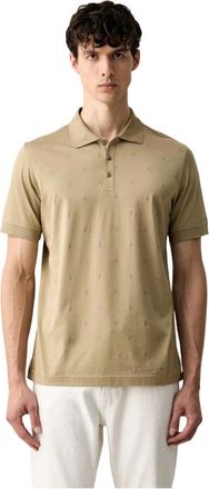 Karl Lagerfeld Polo Shirt - Heren - Polos - Beige - XL - Katoen - Tops
