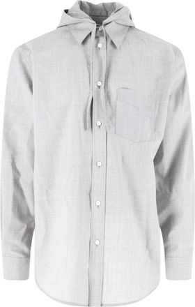 Bottega Veneta Camicia In Tela Di Lana